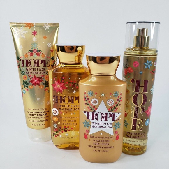 Bath & Body Works Bath & Body Hope Set Of 4 Bath Body Works Winter